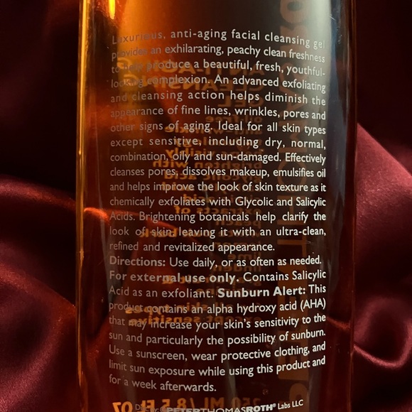 NIB Peter Thomas Roth Anti-aging cleansing gel sealed $39 8.5 oz Ulta - Picture 6 of 6